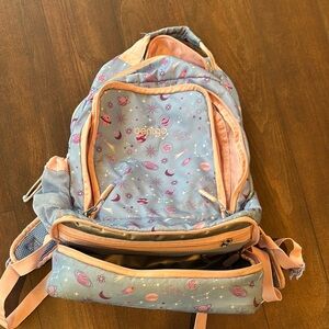 Bengo Kids Cosmic Adventure Backpack - Blue and Pink